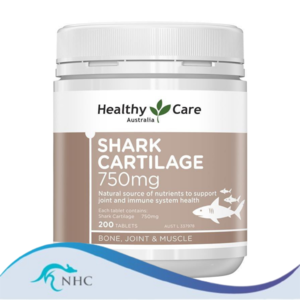 Healthy Care Shark Cartilage 750mg 200 Tablets Exp 12/2025