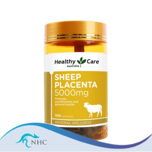 Healthy Care Sheep Placenta 5000mg 100 Capsules Exp 01/2026