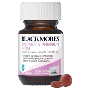 [PRE-ORDER] STRAIGHT FROM AUSTRALIA - Blackmores Women's Premium Iron Energy Support 30 Tablets