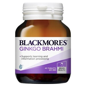 [PRE-ORDER] STRAIGHT FROM AUSTRALIA - Blackmores Ginkgo+Brahmi Memory Support 40 Tablets