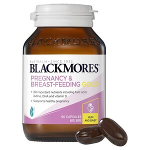 [PRE-ORDER] STRAIGHT FROM AUSTRALIA - Blackmores Pregnancy & Breastfeeding Gold Vitamin 60 Capsules