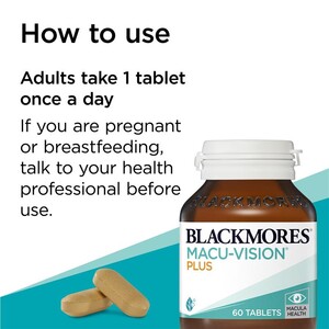 [PRE-ORDER] STRAIGHT FROM AUSTRALIA - Blackmores Macu Vision Plus 60 Tablets