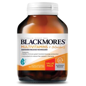 [PRE-ORDER] STRAIGHT FROM AUSTRALIA - Blackmores Sustained Release Multi + Antioxidants 180 Tablets