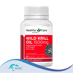 [PRE-ORDER] STRAIGHT FROM AUSTRALIA - Healthy Care Wild Krill Oil 1500mg 30 Soft Capsules