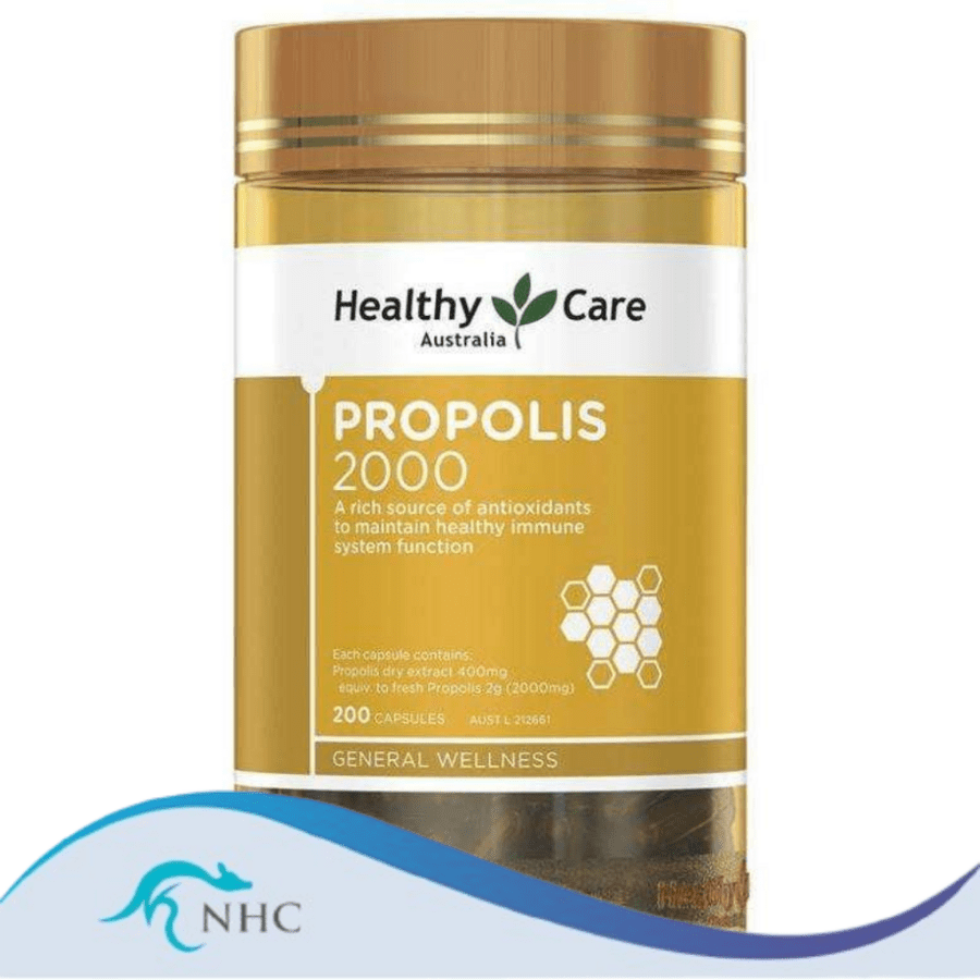 (PRE-ORDER) Healthy Care Propolis 2000mg 200 Capsules 