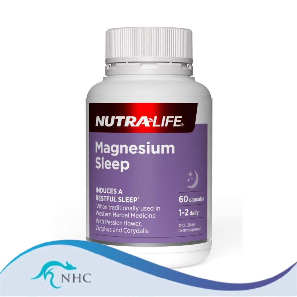 Nutra-Life Magnesium Sleep 60 Capsules Exp 27/07/2025