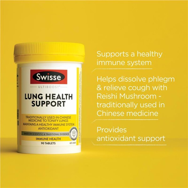 [PRE-ORDER] STRAIGHT FROM AUSTRALIA - Swisse Ultiboost Lung Health Support 90 Tablets