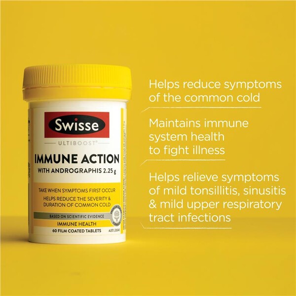 [PRE-ORDER] STRAIGHT FROM AUSTRALIA - Swisse Immune Action 60 Tablets